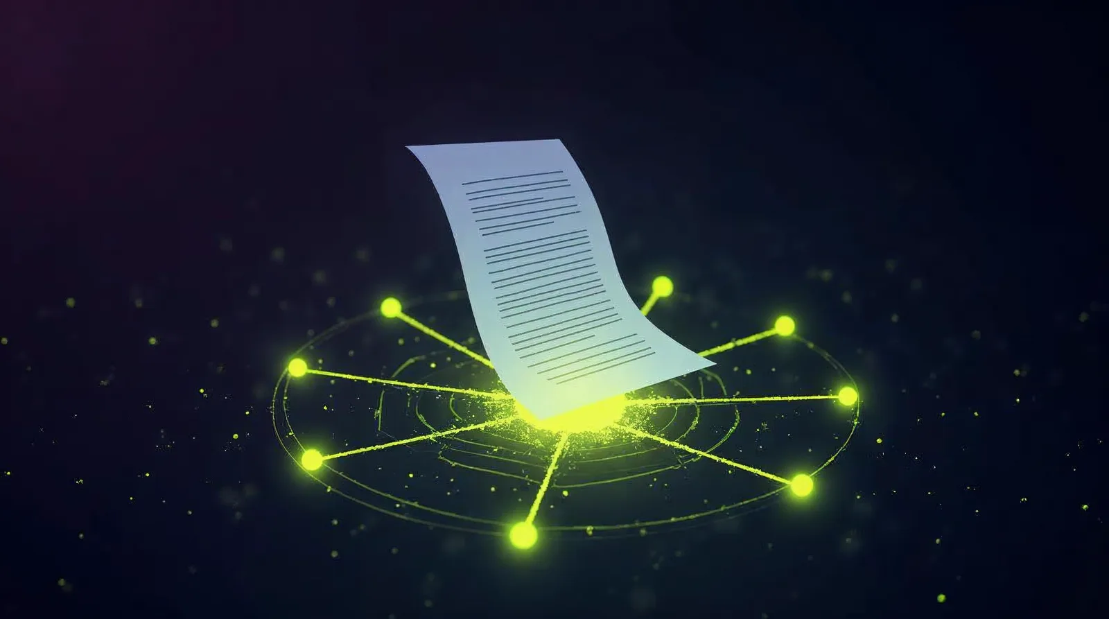 estrutura de conteúdo para ser citado por IAs: documento conectado a rede neural