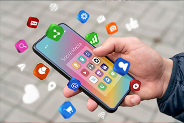 Empresa que cria conteúdo para redes sociais